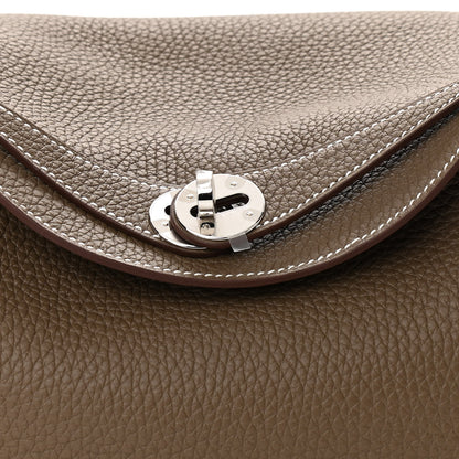 Hermes Taurillon Clemence Lindy 26 Etoupe 7 of 10