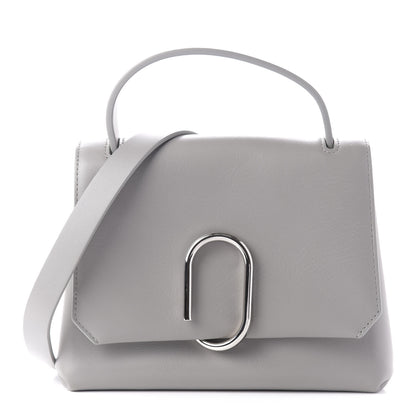 3.1 Phillip Lim 3.1 Smooth Calfskin Mini Alix Top Handle Satchel Cement 1 of 9