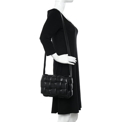 Bottega Veneta Nappa Maxi Intreccio Padded Cassette Crossbody Bag Black 2 of 15