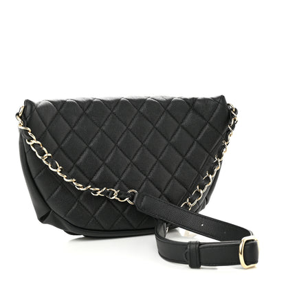 Chanel Caviar Quilted Business Affinity Waist Belt Bag Black 3 of 11