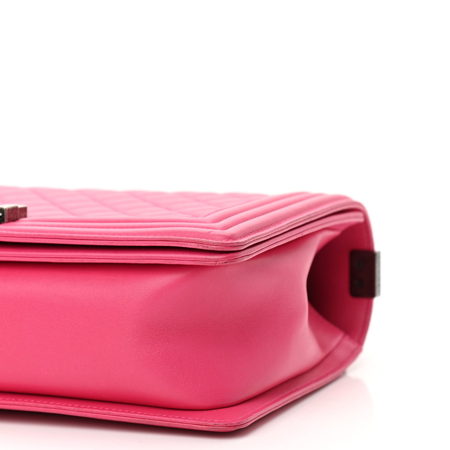 Lambskin Quilted New Medium Boy Flap Pink