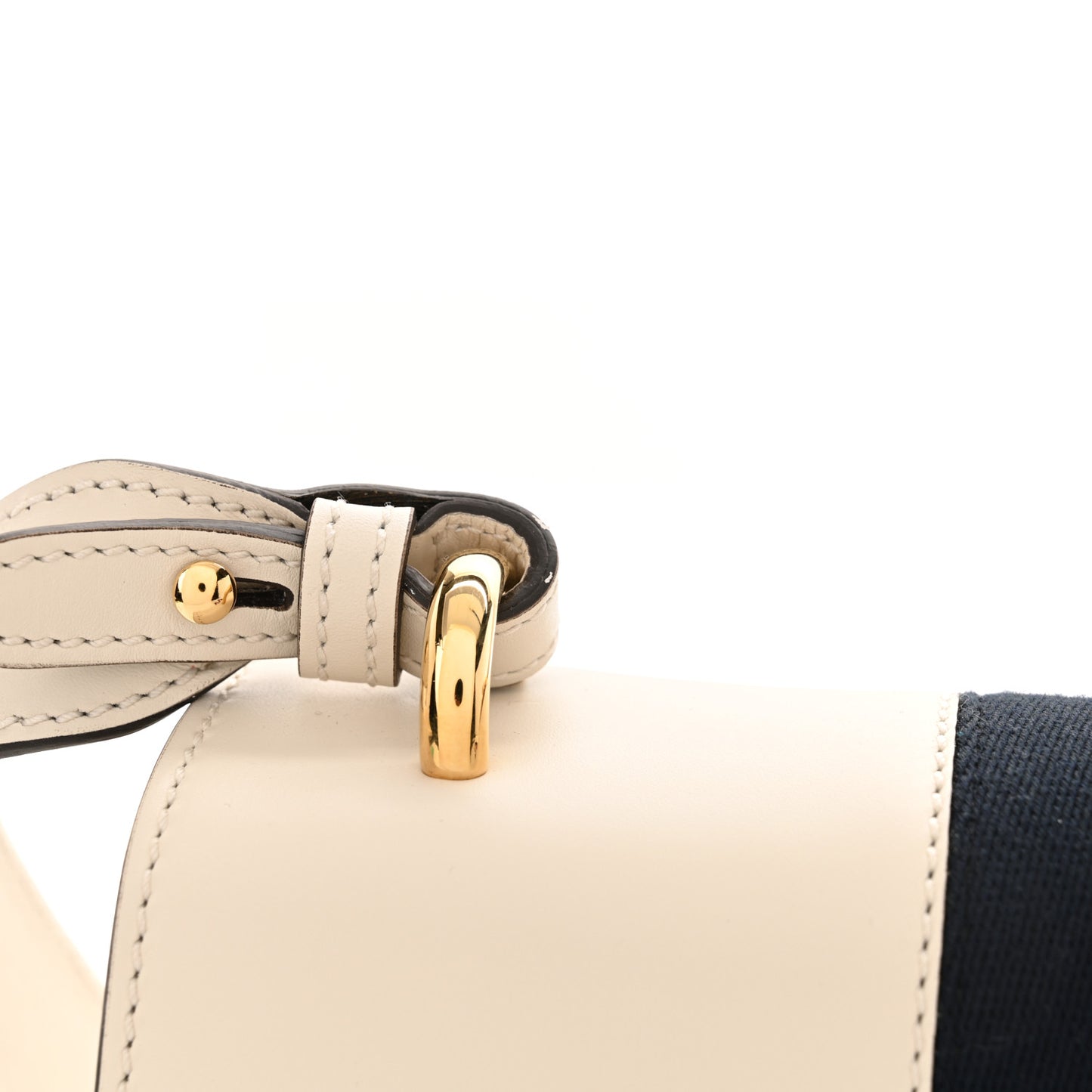 Calfskin Small Sylvie Shoulder Bag Off White