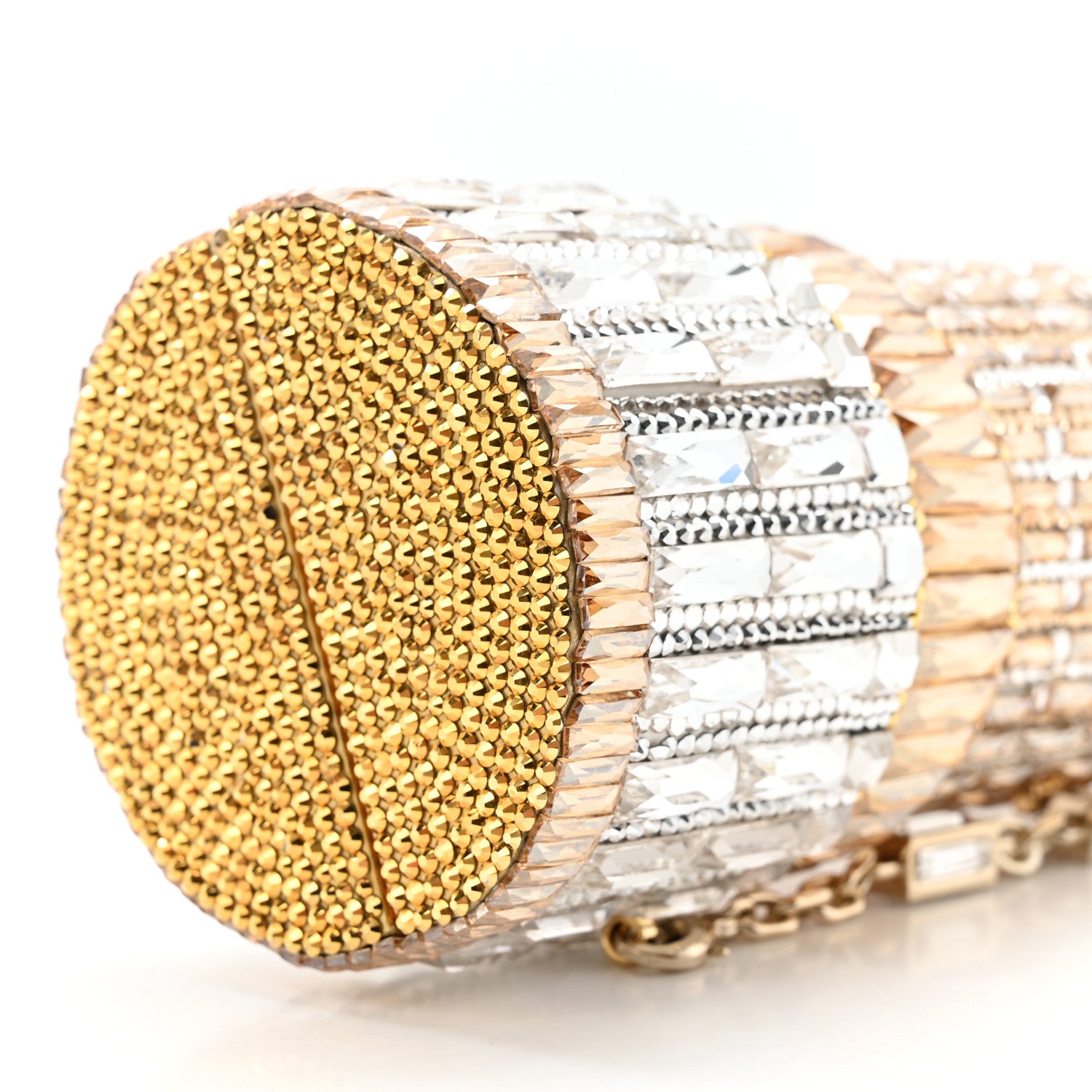 Judith Leiber Crystal Lipstick Seductress Minaudiere Clutch Multicolor 10 of 12