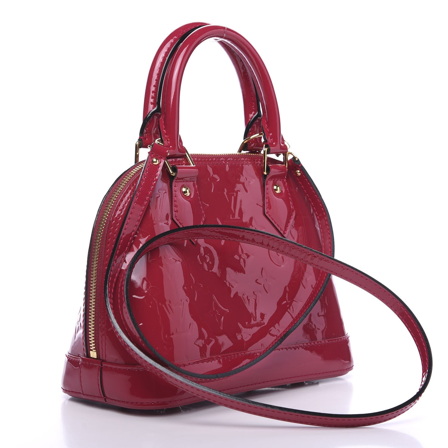 Louis Vuitton Vernis Alma BB Rose Indien 2 of 7