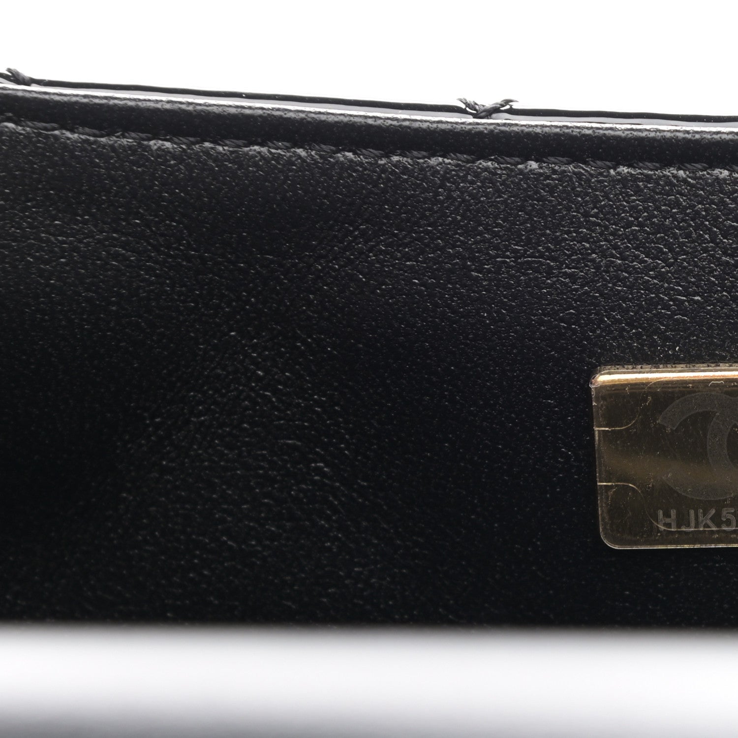 Chanel Patent Enamel Quilted Small Coco Hearts Square Flap Black 7 of 10