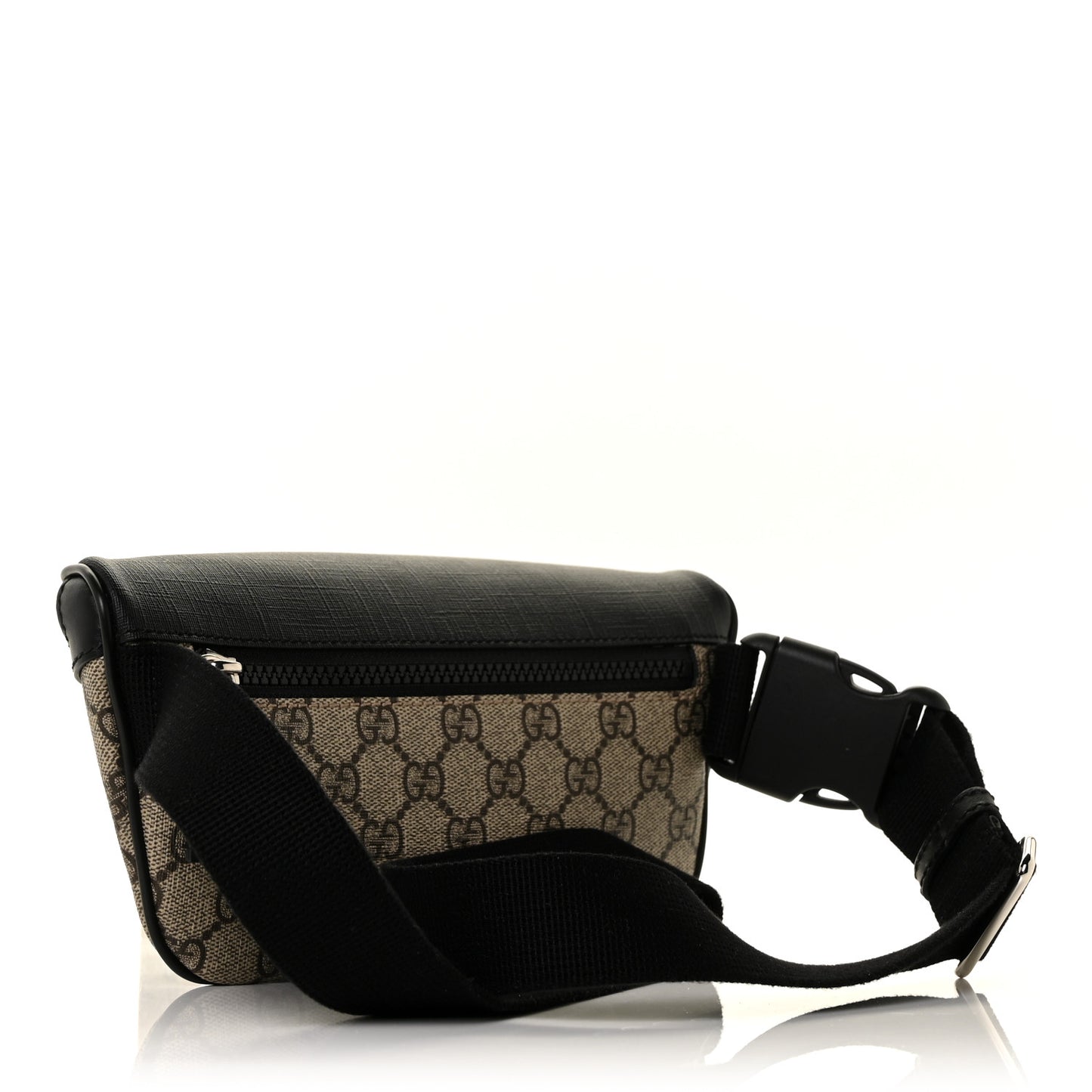 GG Supreme Monogram Belt Bag Black