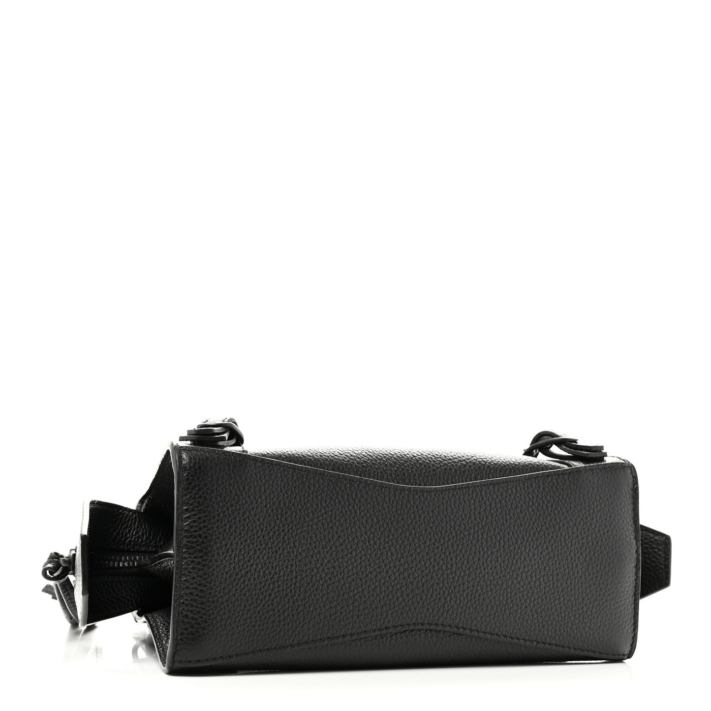 Grained Calfskin Neo Classic Black Hardware Mini City Black