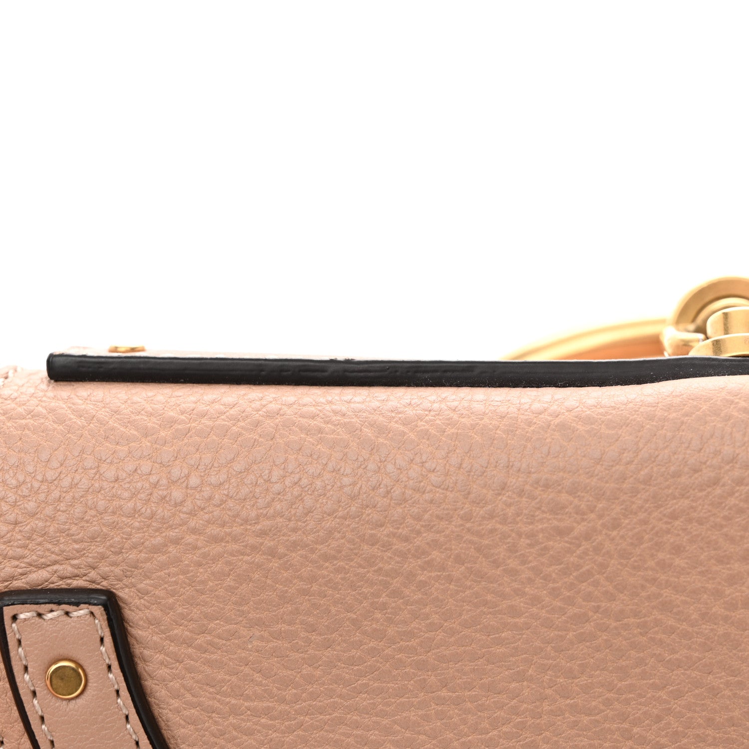 Chloe Calfskin Small Nile Bracelet Minaudiere Bag Biscotti Beige 13 of 13