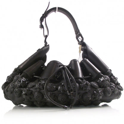Burberry Prorsum Leather Mason Warrior Studded Hobo 1 of 12