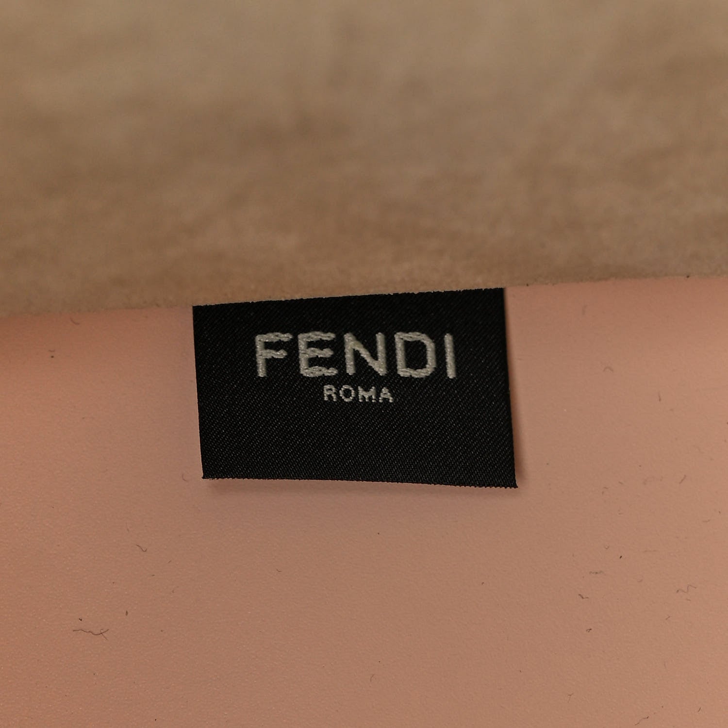 Fendi Vitello King Plexiglass Logo Embossed Medium Fendi Sunshine Shopper Tote Light Rose 7 of 18