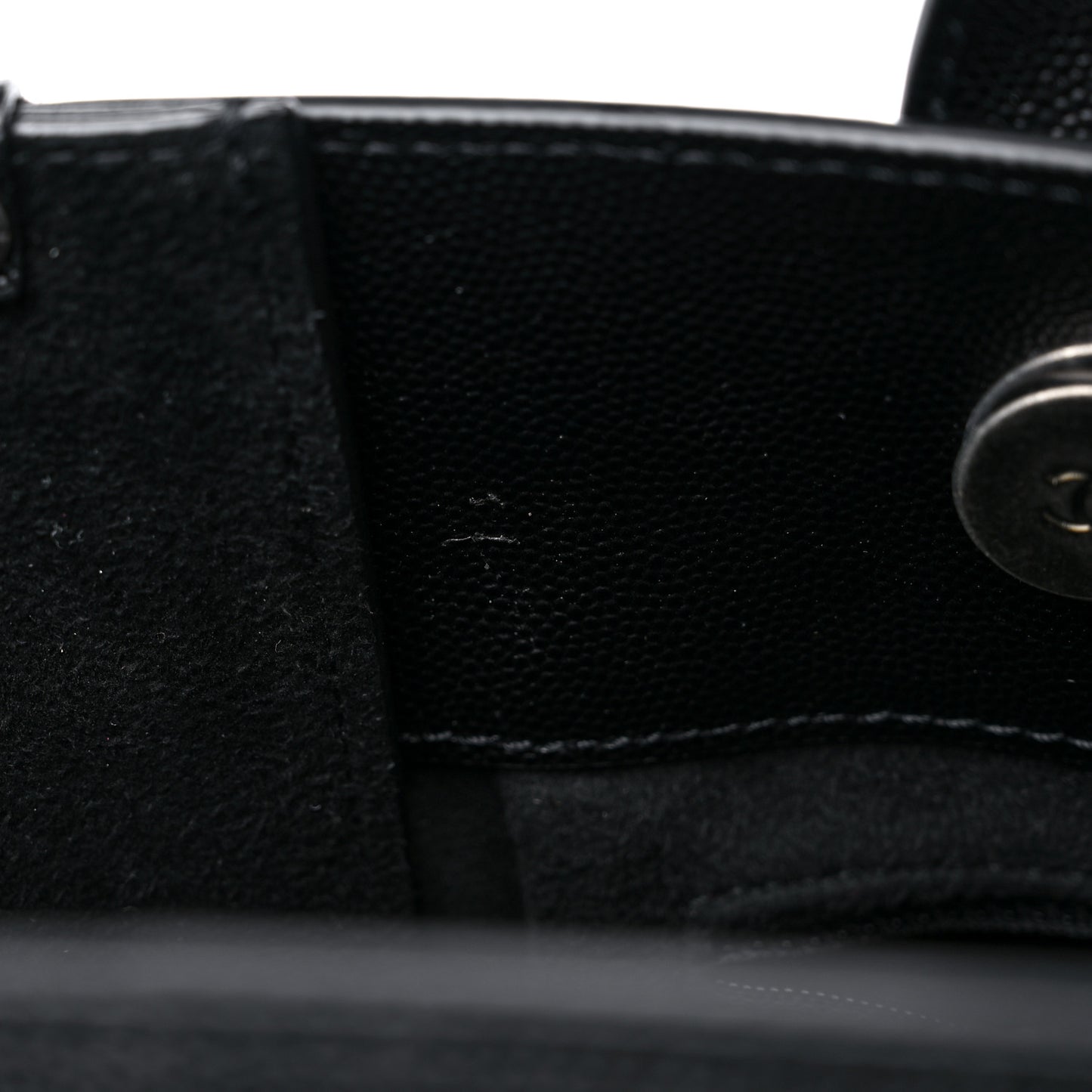 Caviar Small Studded Deauville Tote Black