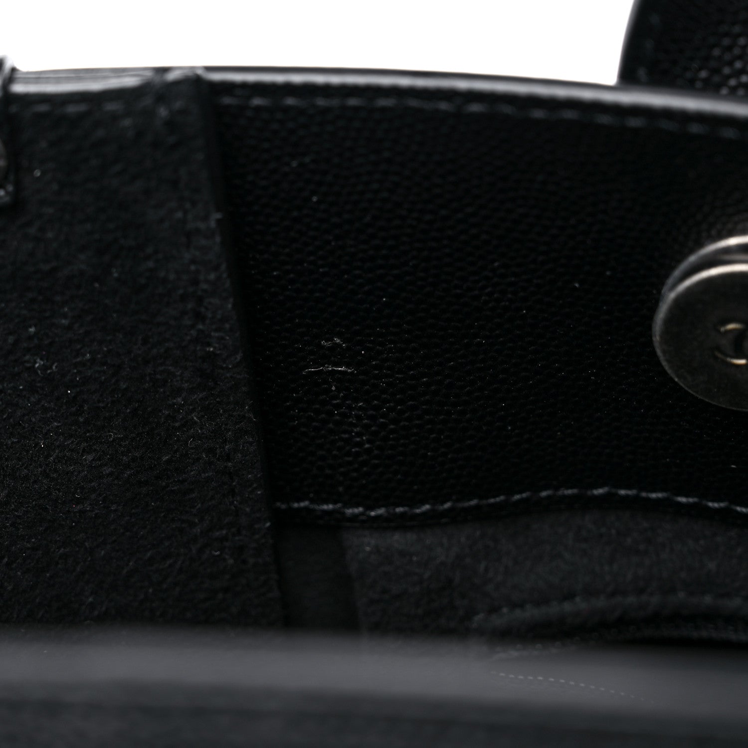 Chanel Caviar Small Studded Deauville Tote Black 12 of 12