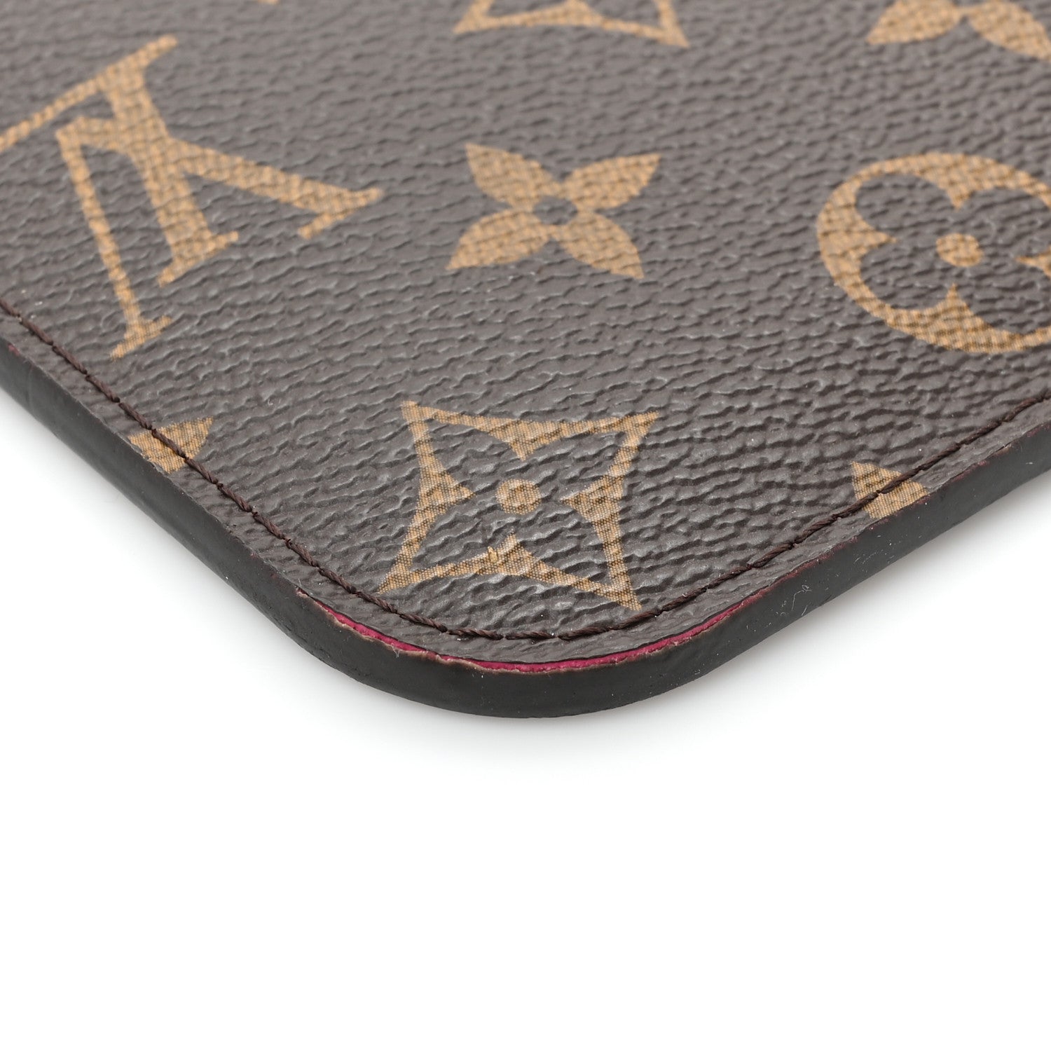 Louis Vuitton Monogram Neverfull PM Pochette Fuchsia 9 of 11