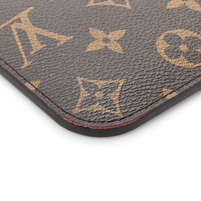Louis Vuitton Monogram Neverfull PM Pochette Fuchsia 9 of 11