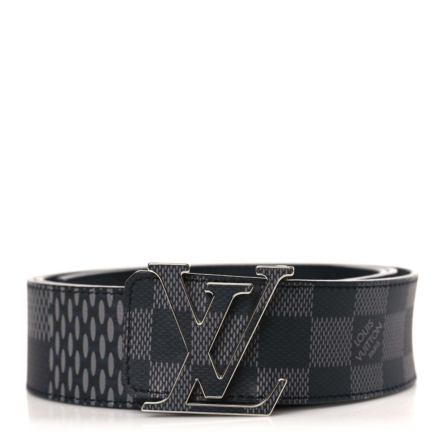 Louis Vuitton Damier Graphite LV Initiales Belt 90/36 1 of 5