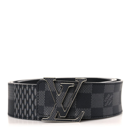 Louis Vuitton Damier Graphite LV Initiales Belt 90/36 1 of 5