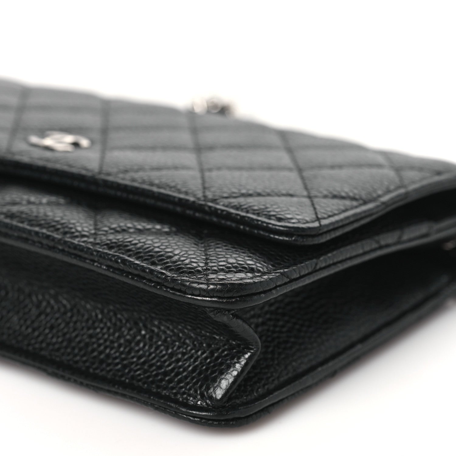 Chanel Caviar Quilted Wallet on Chain WOC Black 11 of 13