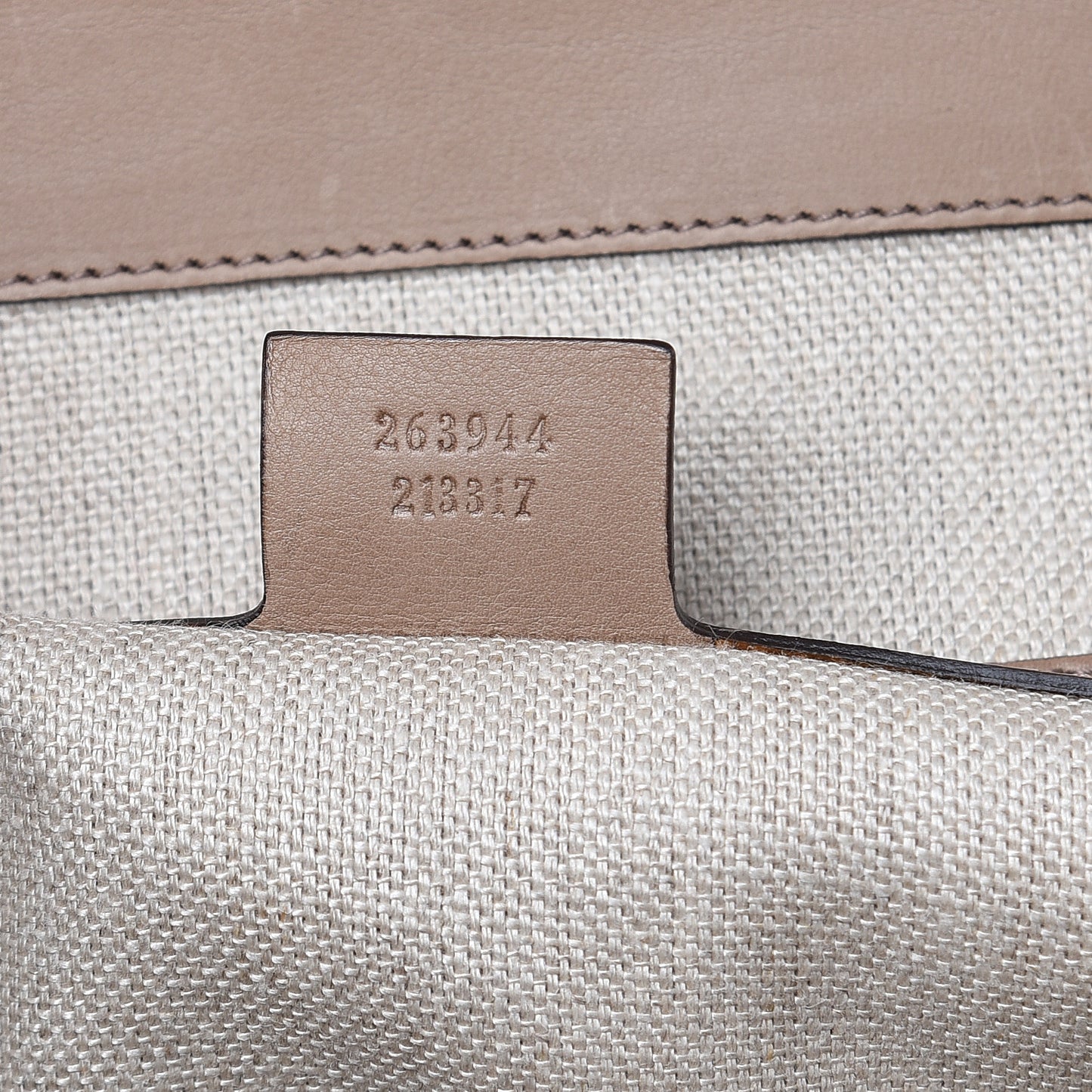 Calfskin Handmade Large Top Handle Bag Taupe