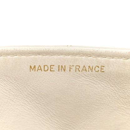 Chanel Lambskin Quilted Medium Single Flap White 7 of 24
