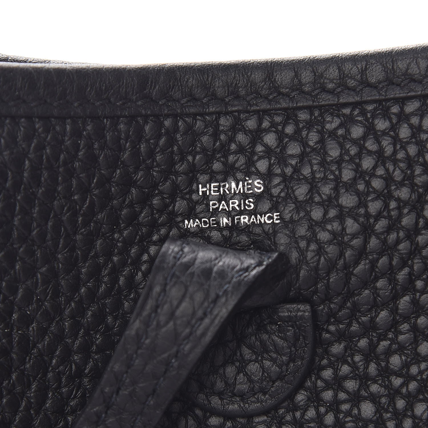 Hermes Taurillon Clemence Evelyne TPM Black 6 of 11