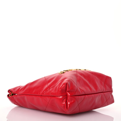 Chanel Shiny Calfskin Quilted Mini Chanel 22 Red 4 of 10