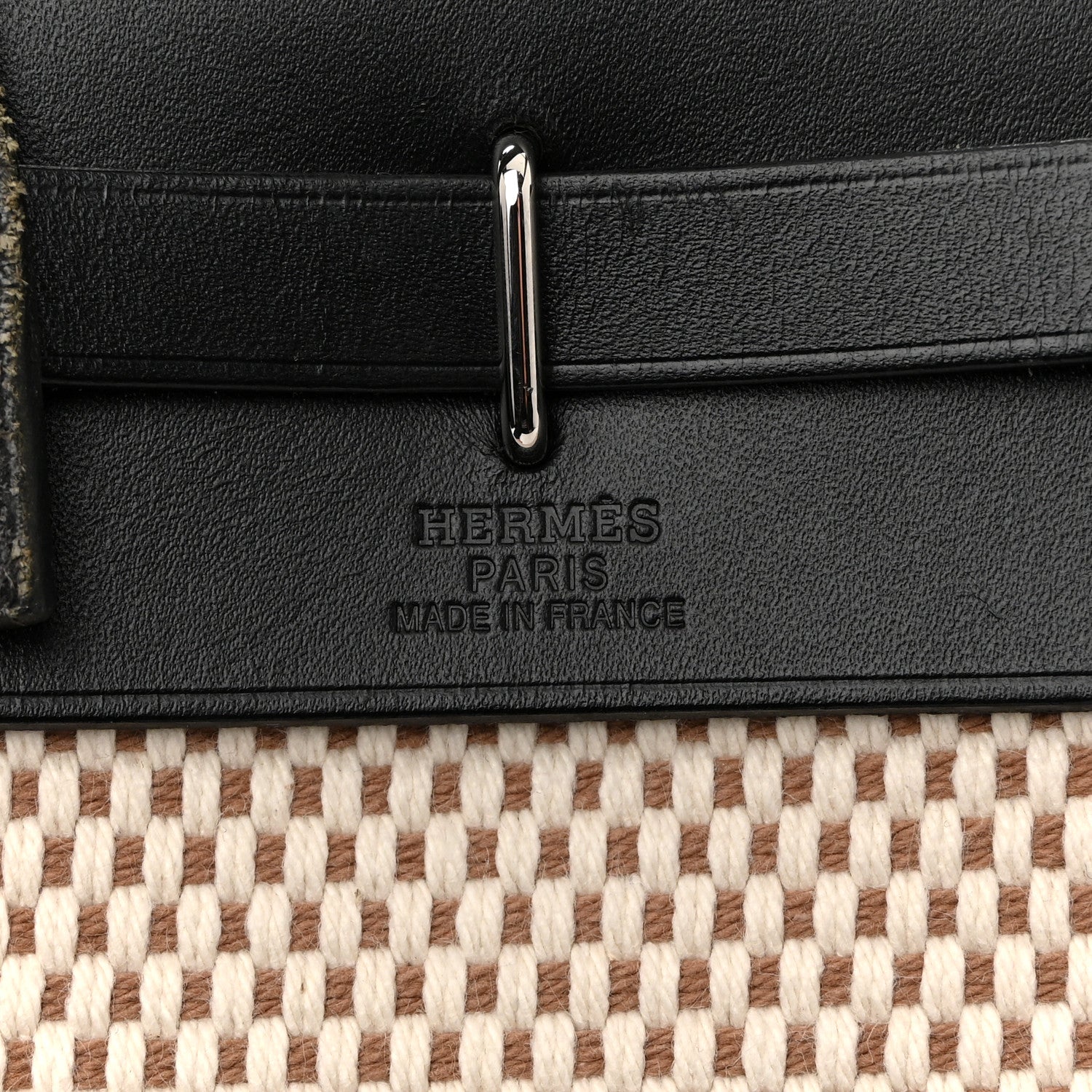 Hermes Toile Herbag TPM Natural Black 7 of 14