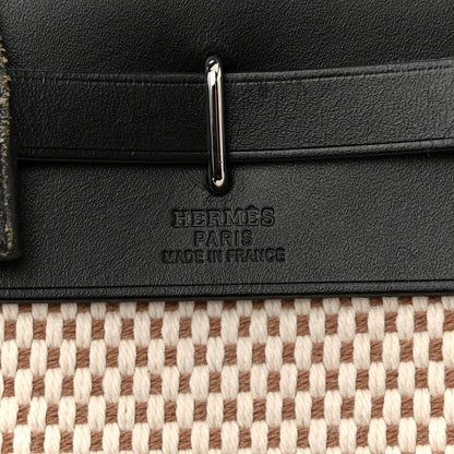 Hermes Toile Herbag TPM Natural Black 7 of 14