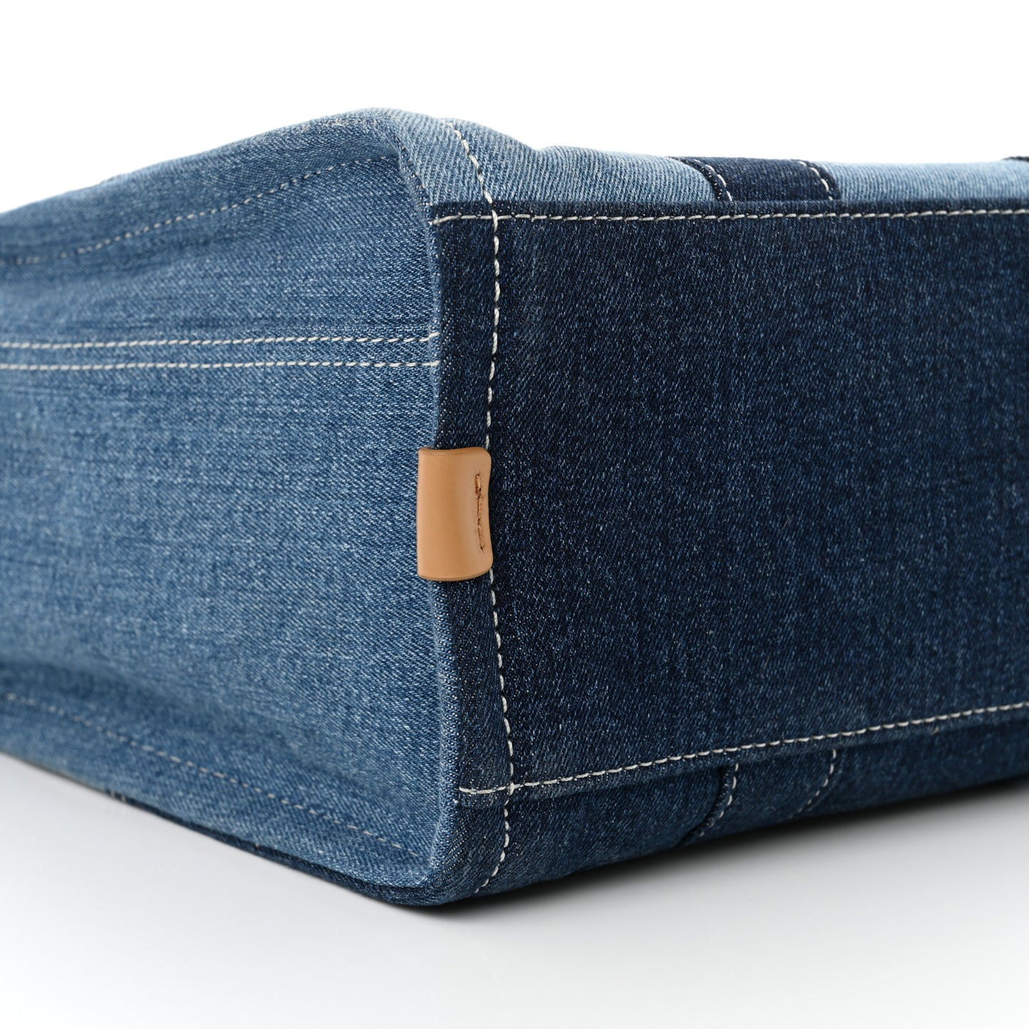 Denim Canvas Medium The Tote Bag Blue