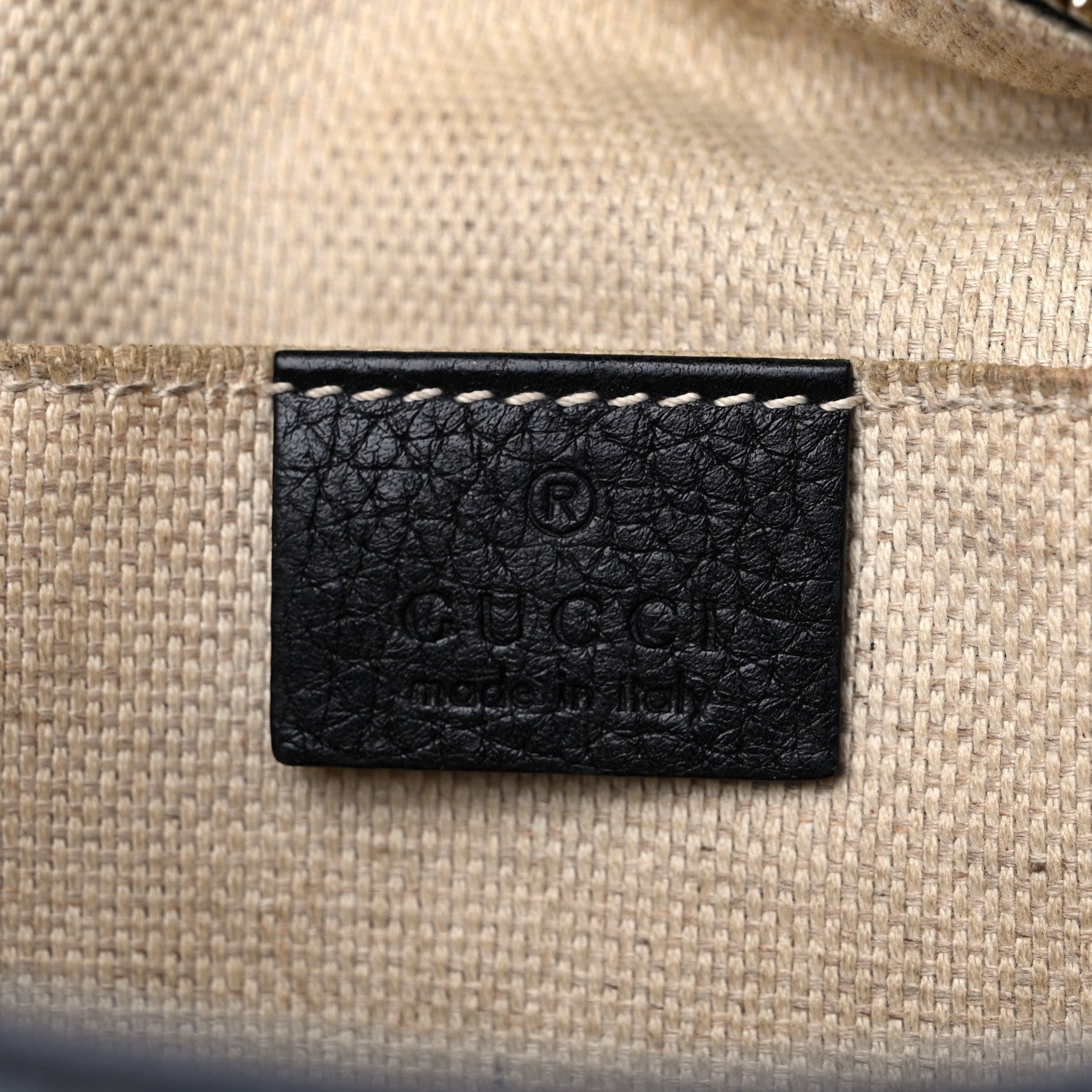 Gucci Pebbled Calfskin Small Soho Disco Bag Black 6 of 14