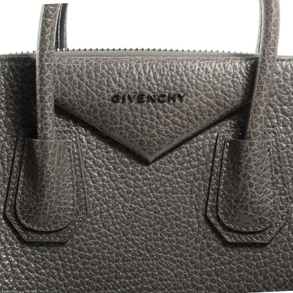 Givenchy Pebbled Calfskin Medium Antigona Grey 12 of 13