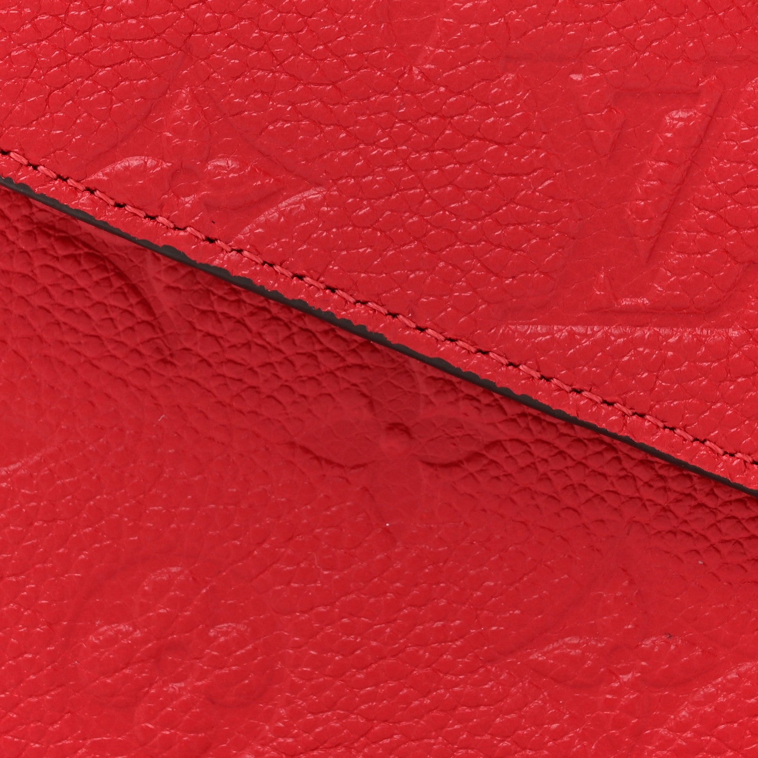 Louis Vuitton Empreinte Pochette Felicie Chain Wallet Scarlet 10 of 12