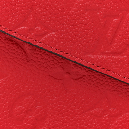 Louis Vuitton Empreinte Pochette Felicie Chain Wallet Scarlet 10 of 12