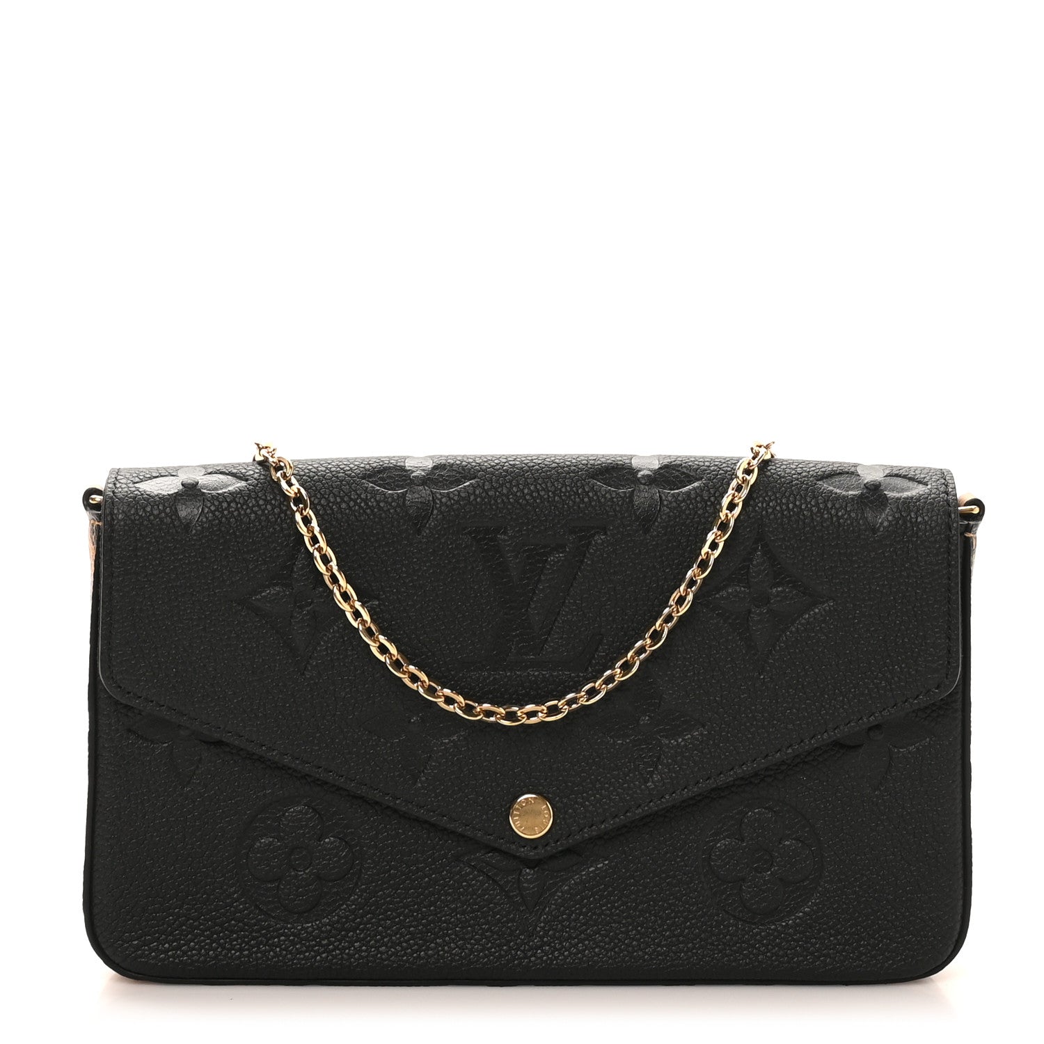 Louis Vuitton Empreinte Monogram Giant Wild At Heart Felicie Pochette Black 1 of 10