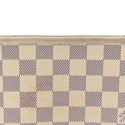 Louis Vuitton Damier Azur Neverfull MM GM Pochette Rose Ballerine 10 of 11