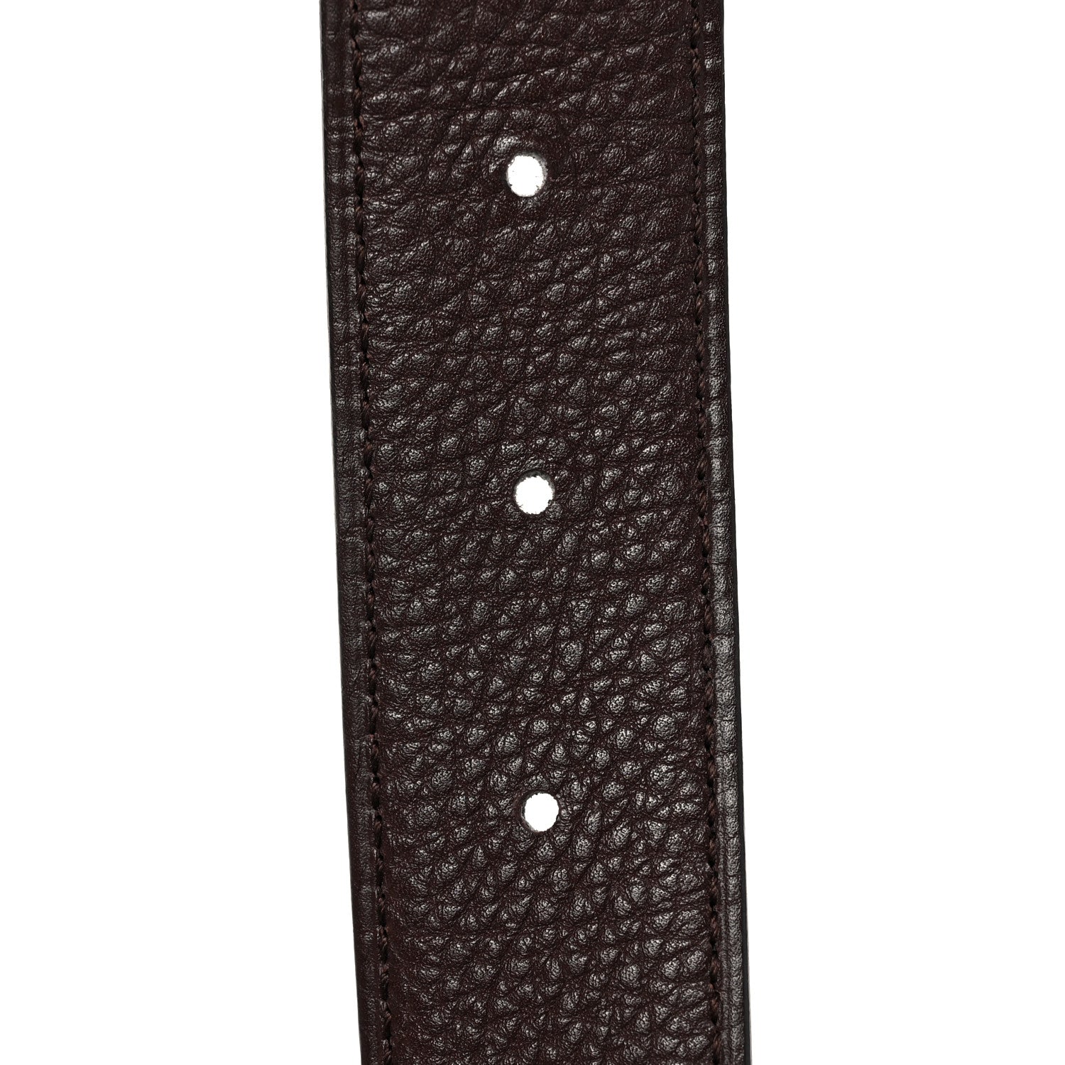Hermes Box Togo Reversible 32mm H Belt 95 38 Black Chocolate 4 of 4
