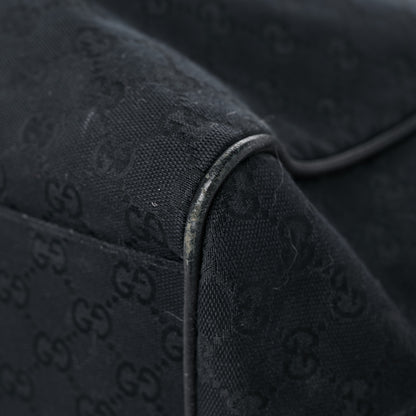 Gucci GG Monogram Web Large Collapsible Carry On Duffle Bag Black 10 of 23