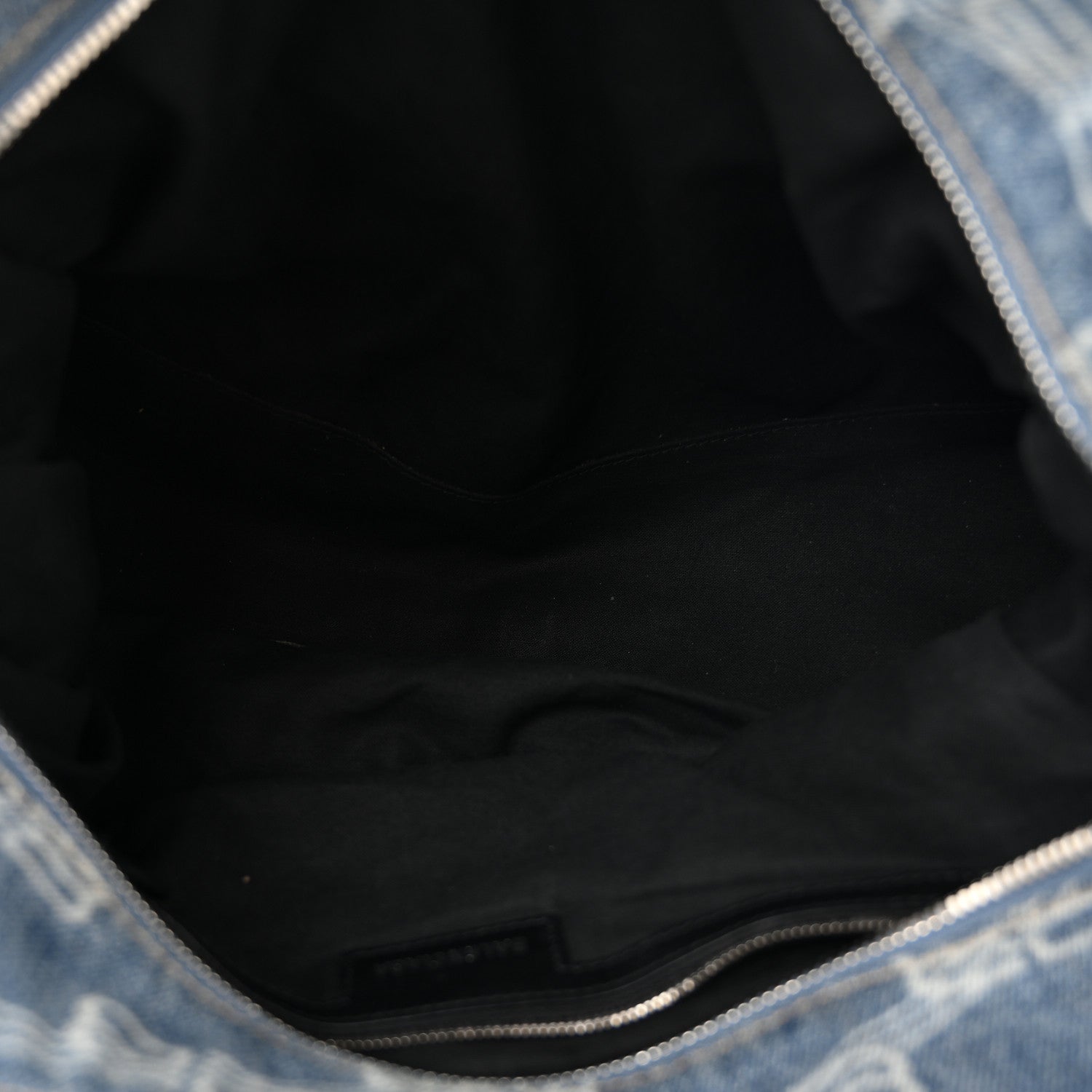 Balenciaga Denim BB Monogram Neo Cagole City Handbag Blue 6 of 17