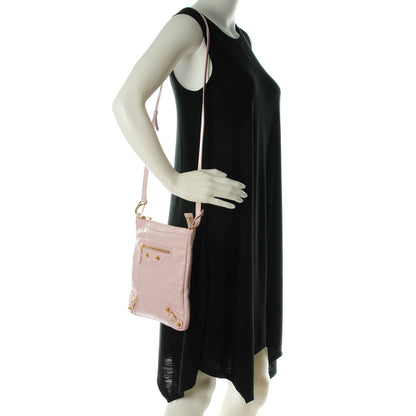 Balenciaga Agneau Giant 12 Gold Hardware Flat Crossbody Rose Poudre 2 of 7