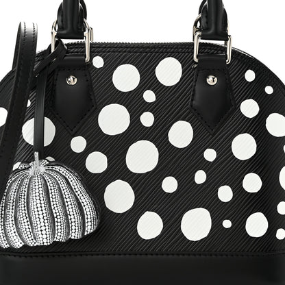 Louis Vuitton X YK Epi Alma BB Black White 7 of 9