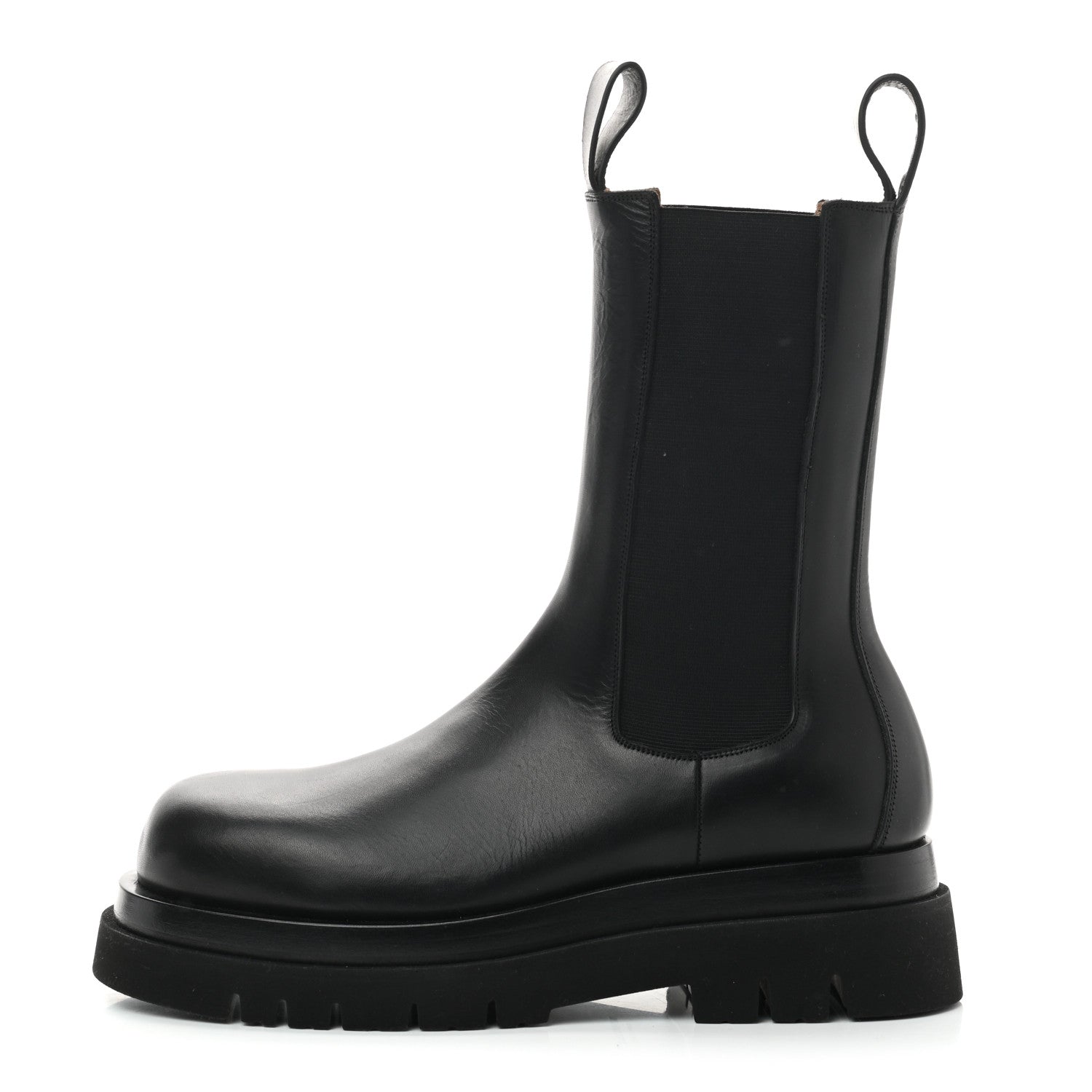 Bottega Veneta Calfskin The Lug Chelsea 55mm Boots 40 Black 1 of 7