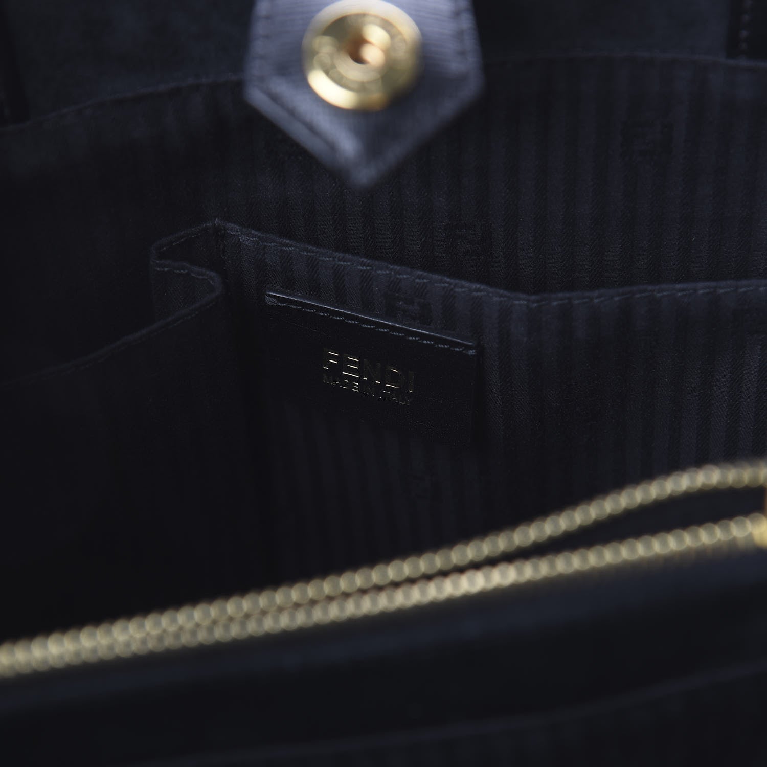 Fendi Vitello Elite Regular 2Jours Tote Black 7 of 8