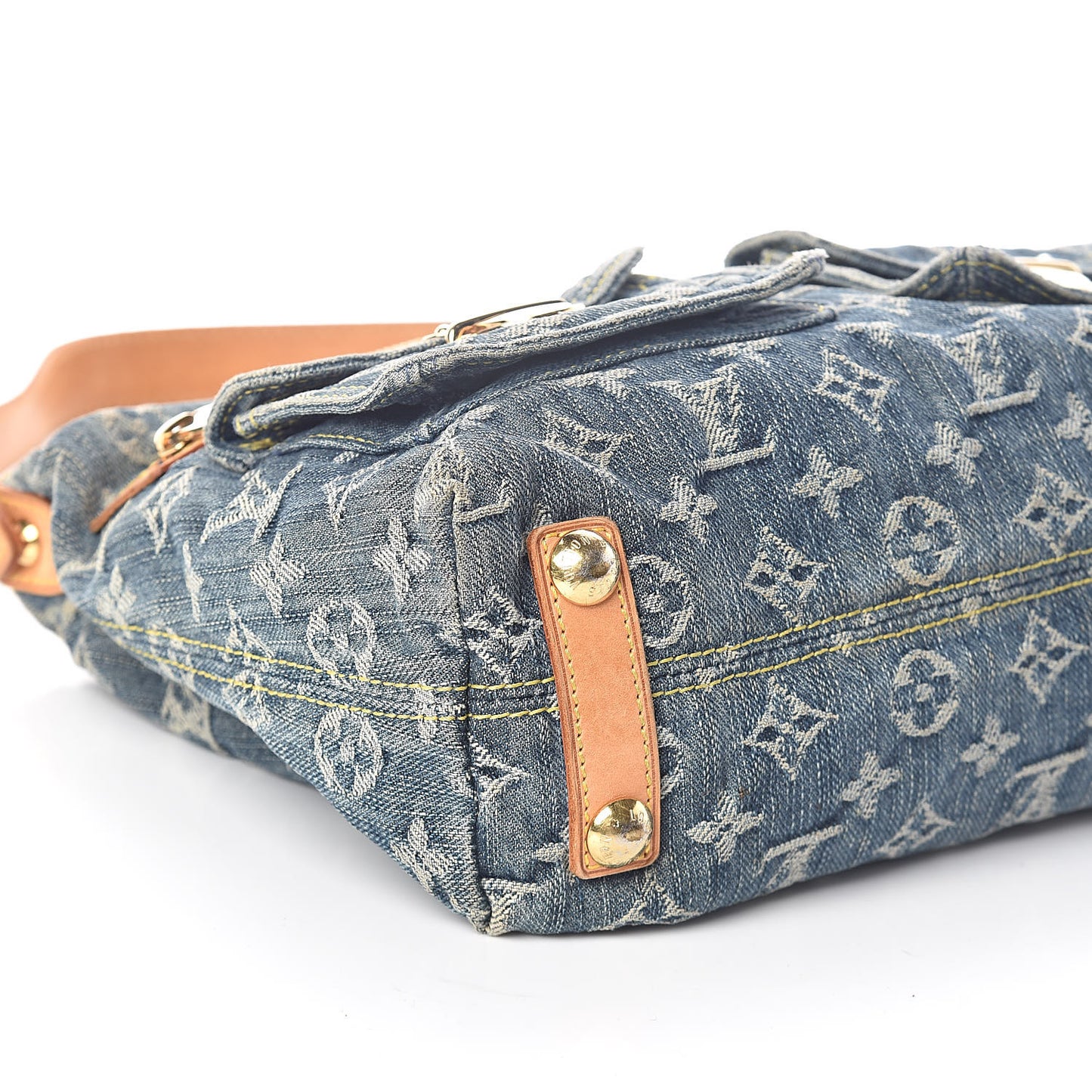 Monogram Denim Baggy PM Blue