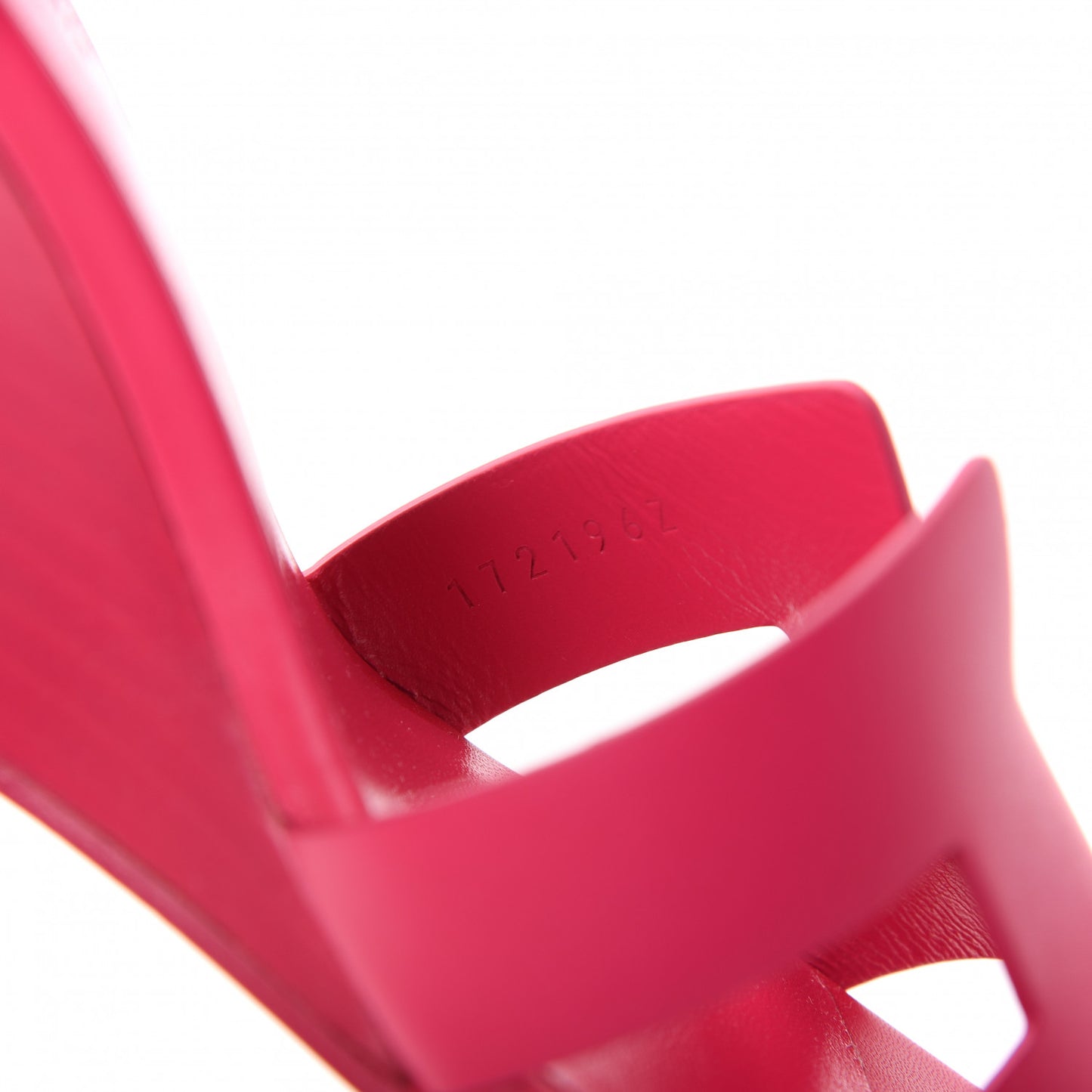 Calfskin Legend Wedge Sandals 37 Pink