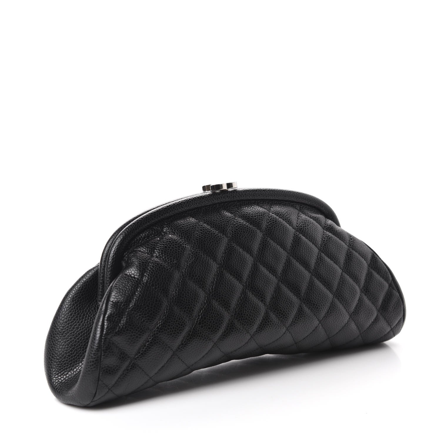 Chanel Caviar Quilted Timeless Clutch Black 3 of 13