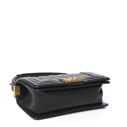 Chanel Caviar Quilted Small Boy Flap Black 3 of 9