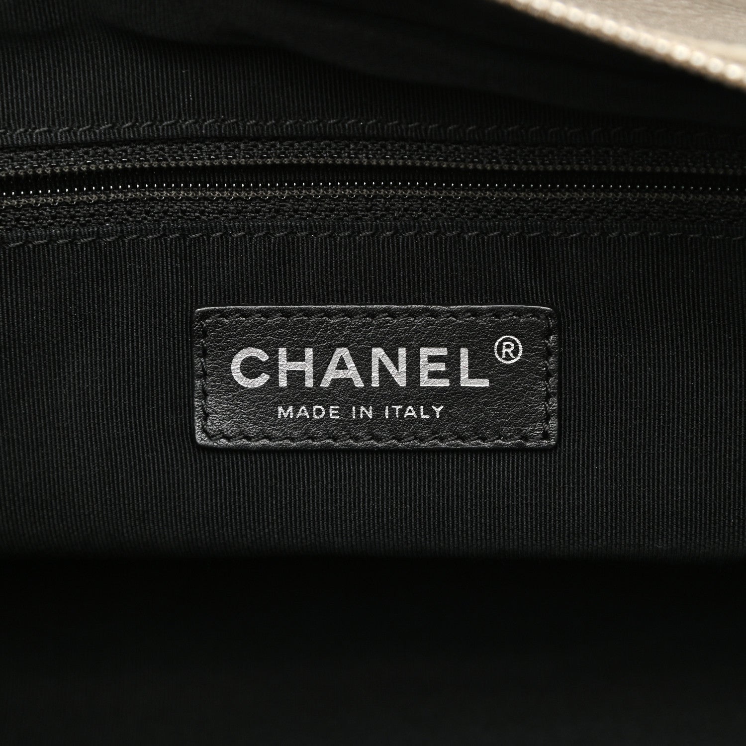 Chanel Iridescent Calfskin Chic Quilt Bowling Bag Grey 6 of 10