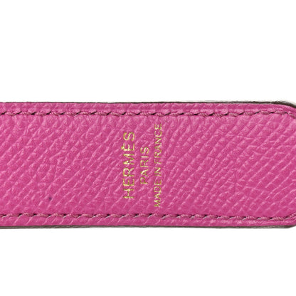 Hermes Epsom 25mm Tressage Shoulder Strap Magnolia Bleu Saphir Craie 4 of 5