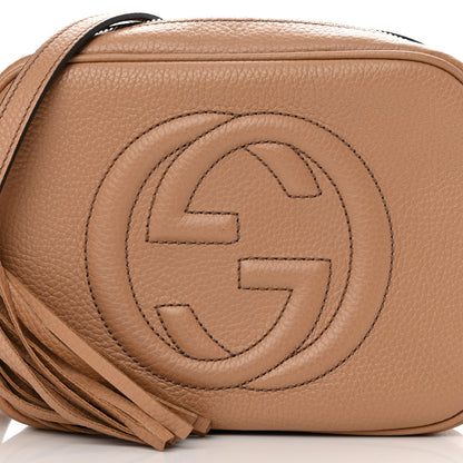 Gucci Pebbled Calfskin Small Soho Disco Bag Camelia 8 of 14