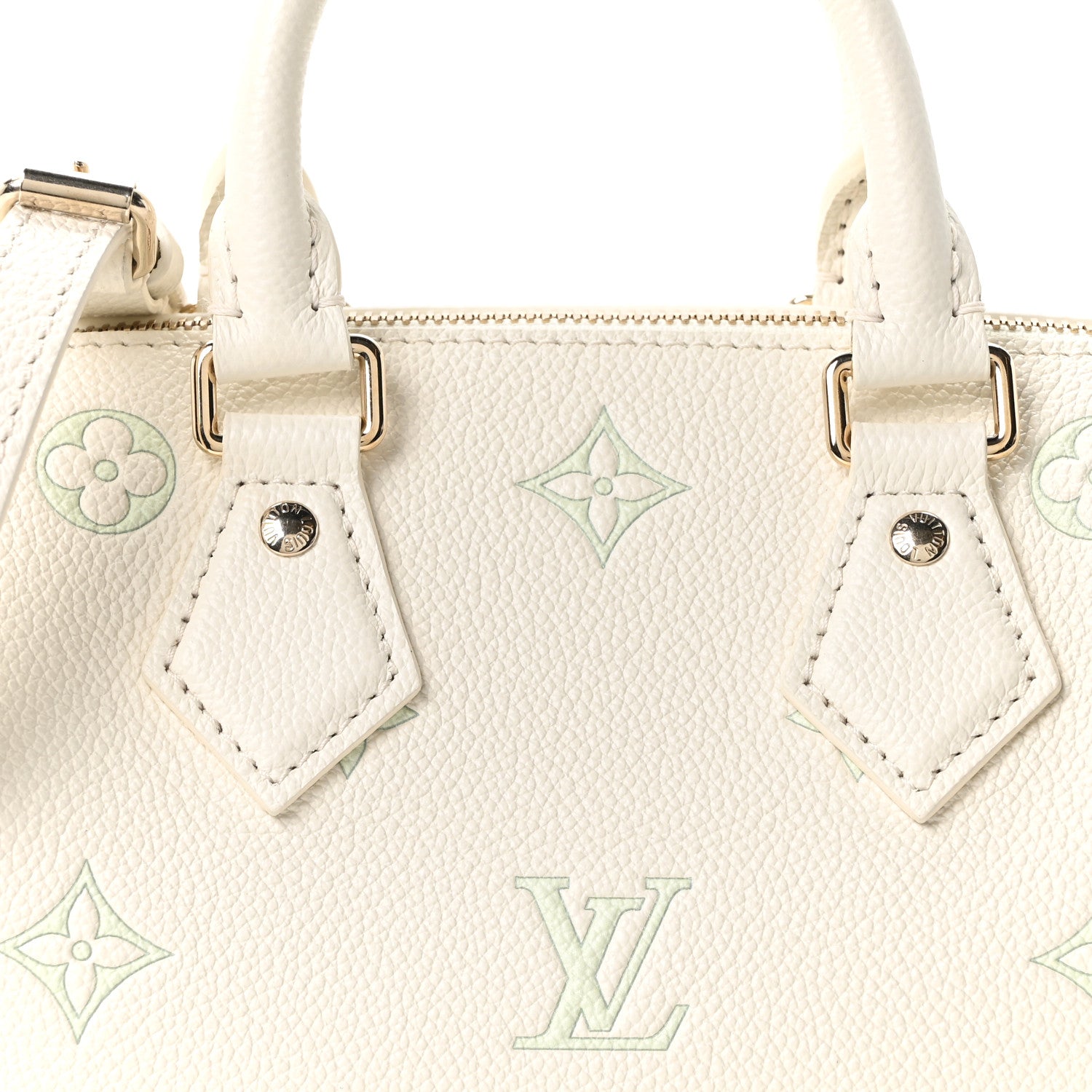 Louis Vuitton Empreinte Bi-Color Speedy 20 Milky White Green 7 of 10