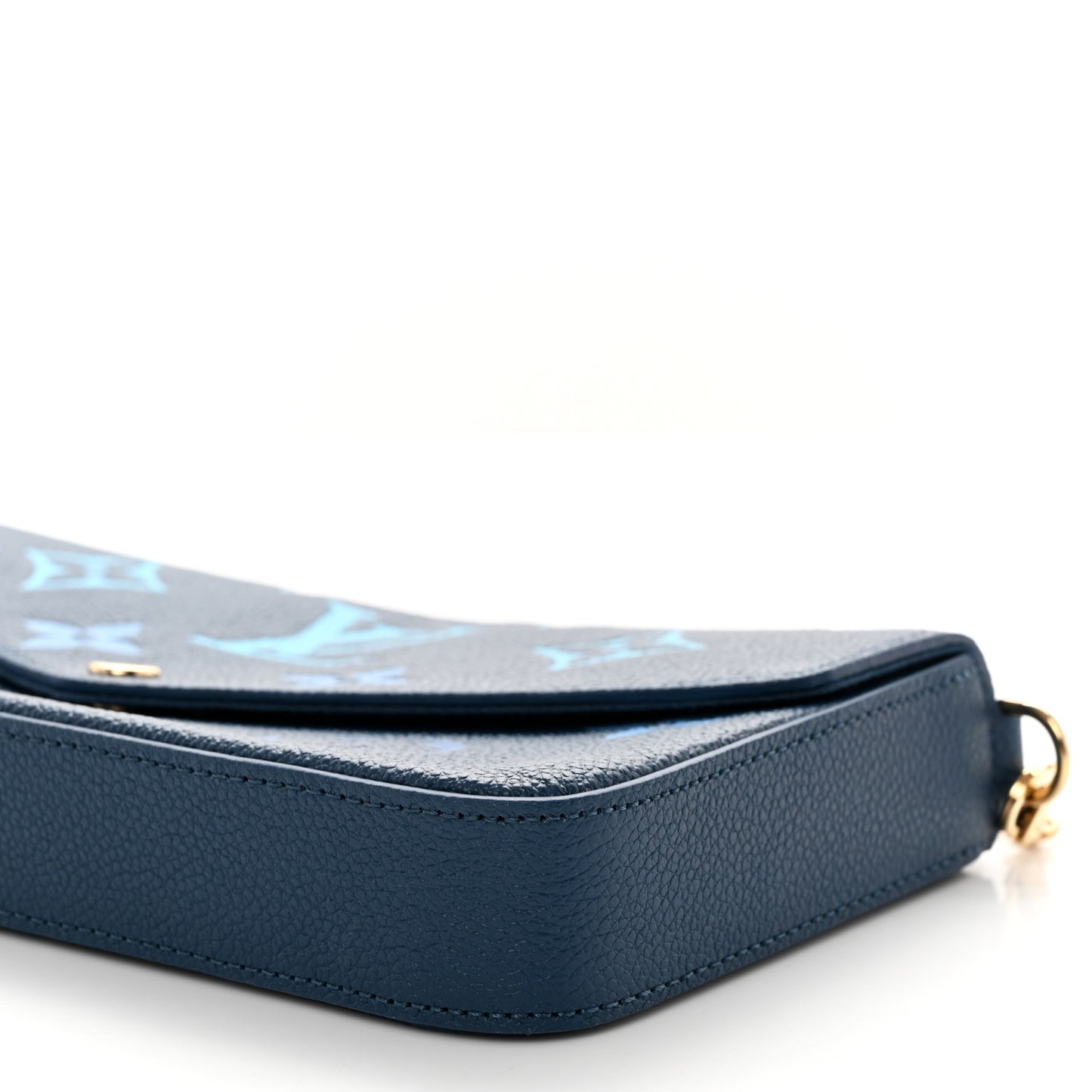 Empreinte Monogram Giant Felicie Pochette Chain Wallet Gradient Blue
